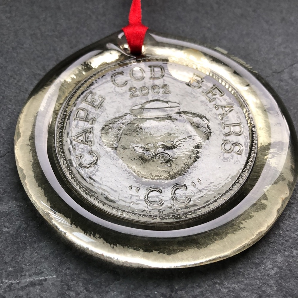 Cape Cod Coastal Beach Pairpoint 2002 Vintage Glass Ornament